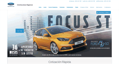 Desktop Screenshot of fordregional.mx